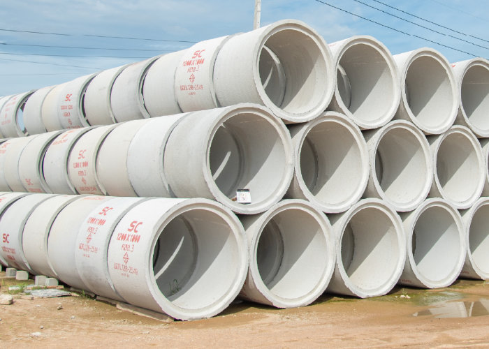 ท่อคอนกรีตเสริมเหล็กหล่อสำเร็จ สำหรับงานระบายน้ำ